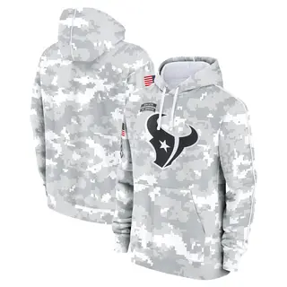 Houston Texans Men's 2024 Salute to Service Club Fleece Pullover Hoodie - Arctic Camo