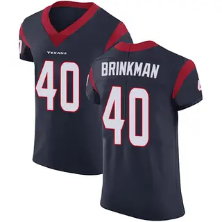 Houston Texans Men's Austin Brinkman Elite Team Color Vapor Untouchable Jersey - Navy Blue