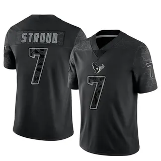 Houston Texans Men's C.J. Stroud Limited Reflective Jersey - Black
