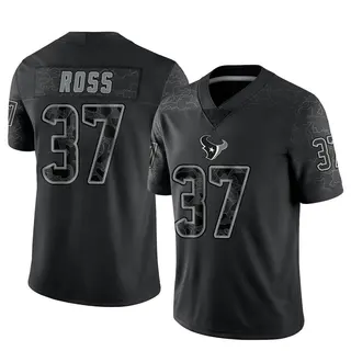 Houston Texans Men's D'Angelo Ross Limited Reflective Jersey - Black