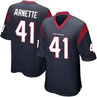 Houston Texans Men's Damon Arnette Game Team Color Jersey - Navy Blue