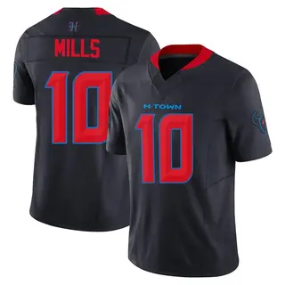 Houston Texans Men's Davis Mills Limited 2nd Alternate Vapor F.U.S.E. Jersey - Navy