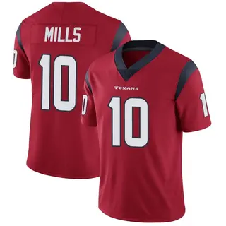Houston Texans Men's Davis Mills Limited Alternate Vapor Untouchable Jersey - Red