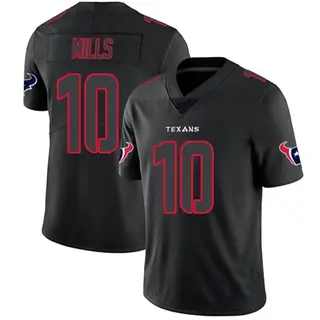 Houston Texans Men's Davis Mills Limited Jersey - Black Impact