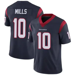 Houston Texans Men's Davis Mills Limited Team Color Vapor Untouchable Jersey - Navy Blue