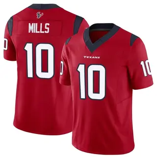 Houston Texans Men's Davis Mills Limited Vapor F.U.S.E. Jersey - Red