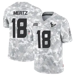 Houston Texans Men's Graham Mertz Limited 2024 Salute to Service Jersey - Arctic Camo