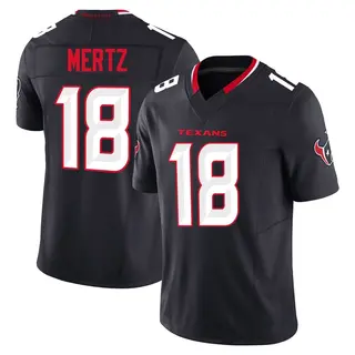 Houston Texans Men's Graham Mertz Limited Alternate Vapor F.U.S.E. Jersey - Navy