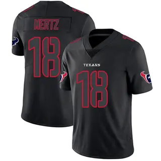 Houston Texans Men's Graham Mertz Limited Jersey - Black Impact