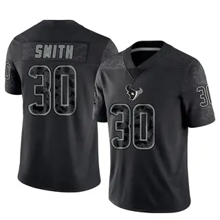 Houston Texans Men's Jaylin Smith Limited Reflective Jersey - Black