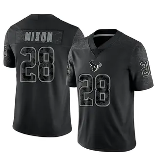 Houston Texans Men's Joe Mixon Limited Reflective Jersey - Black