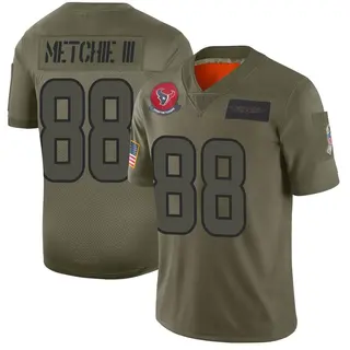 Houston Texans Men's John Metchie III Limited 2019 Salute to Service Jersey - Camo