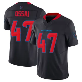 Houston Texans Men's K.C. Ossai Limited 2nd Alternate Vapor F.U.S.E. Jersey - Navy