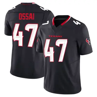 Houston Texans Men's K.C. Ossai Limited Alternate Vapor F.U.S.E. Jersey - Navy