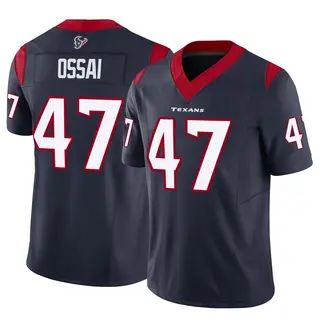 Houston Texans Men's K.C. Ossai Limited Vapor F.U.S.E. Jersey - Navy