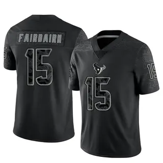 Houston Texans Men's Ka'imi Fairbairn Limited Reflective Jersey - Black