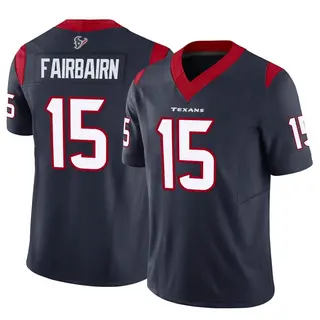 Houston Texans Men's Ka'imi Fairbairn Limited Vapor F.U.S.E. Jersey - Navy