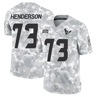 Houston Texans Men's LaDarius Henderson Limited 2024 Salute to Service Jersey - Arctic Camo