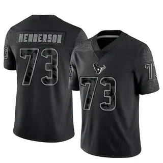 Houston Texans Men's LaDarius Henderson Limited Reflective Jersey - Black