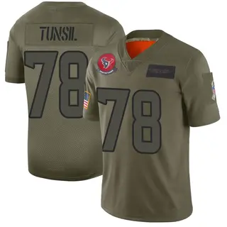 Houston Texans Men's Laremy Tunsil Limited 2019 Salute to Service Jersey - Camo