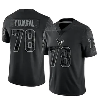 Houston Texans Men's Laremy Tunsil Limited Reflective Jersey - Black