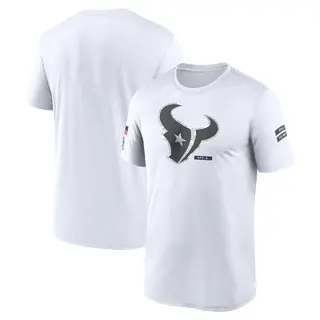 Houston Texans Men's Legend 2024 Salute To Service Performance T-Shirt - White