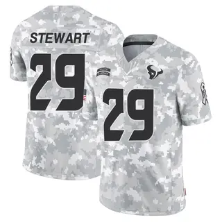 Houston Texans Men's M.J. Stewart Limited 2024 Salute to Service Jersey - Arctic Camo