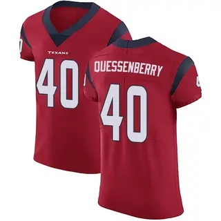 Houston Texans Men's Paul Quessenberry Elite Alternate Vapor Untouchable Jersey - Red