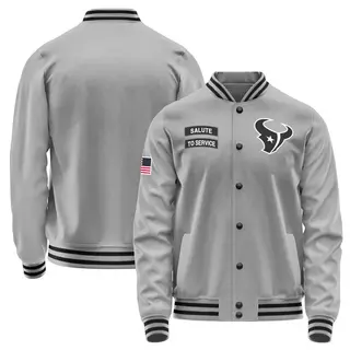 Houston Texans Men's Salute to Service Performance Jacket - Gray