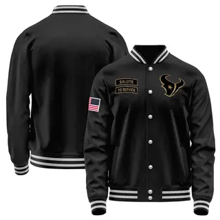 Houston Texans Men's Salute to Service Sideline Performance Jacket - Black
