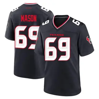 Houston Texans Men's Shaq Mason Game Team Jersey - Navy