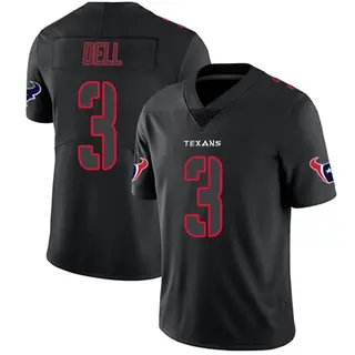 Houston Texans Men's Tank Dell Limited Jersey - Black Impact
