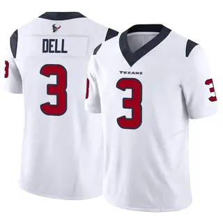 Houston Texans Men's Tank Dell Limited Vapor F.U.S.E. Jersey - White
