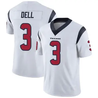 Houston Texans Men's Tank Dell Limited Vapor Untouchable Jersey - White