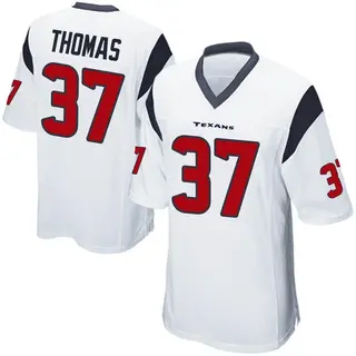 Houston Texans Men's Tavierre Thomas Game Jersey - White