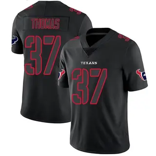Houston Texans Men's Tavierre Thomas Limited Jersey - Black Impact