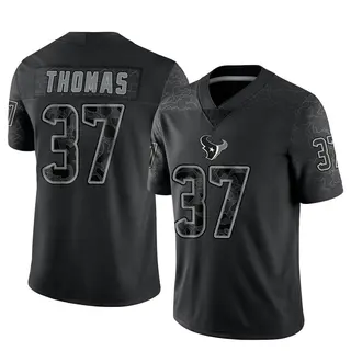 Houston Texans Men's Tavierre Thomas Limited Reflective Jersey - Black