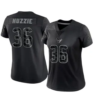 Houston Texans Women's Alijah Huzzie Limited Reflective Jersey - Black