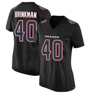 Houston Texans Women's Austin Brinkman Game Fashion Jersey - Black