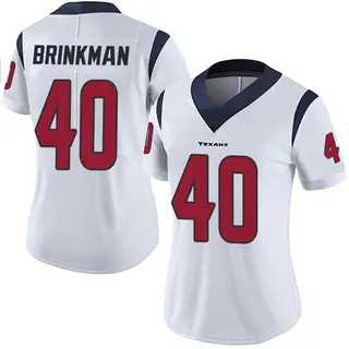 Houston Texans Women's Austin Brinkman Limited Vapor Untouchable Jersey - White