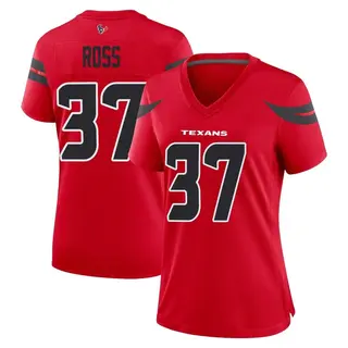 Houston Texans Women's D'Angelo Ross Game Alternate Jersey - Red