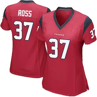 Houston Texans Women's D'Angelo Ross Game Alternate Jersey - Red