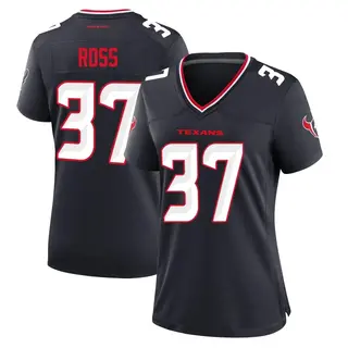 Houston Texans Women's D'Angelo Ross Game Team Jersey - Navy