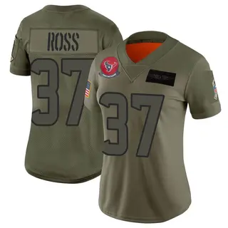 Houston Texans Women's D'Angelo Ross Limited 2019 Salute to Service Jersey - Camo