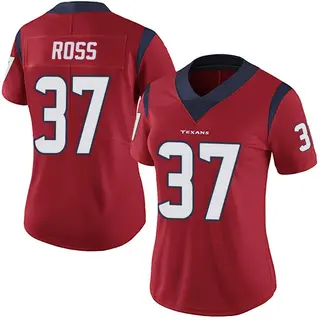Houston Texans Women's D'Angelo Ross Limited Alternate Vapor Untouchable Jersey - Red