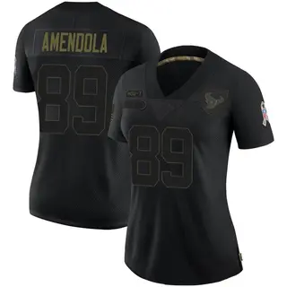 Houston Texans Women's Danny Amendola Limited 2020 Salute To Service Jersey - Black