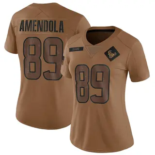 Houston Texans Women's Danny Amendola Limited 2023 Salute To Service Jersey - Brown