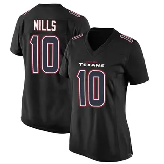 Houston Texans Women's Davis Mills Game Fashion Jersey - Black