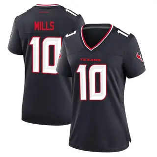 Houston Texans Women's Davis Mills Game Team Jersey - Navy