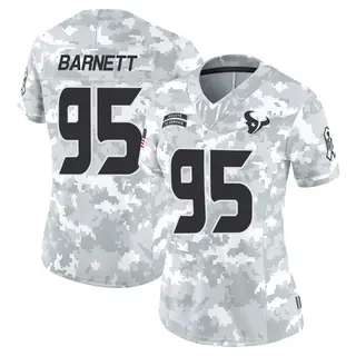 Houston Texans Women's Derek Barnett Limited 2024 Salute to Service Jersey - Arctic Camo